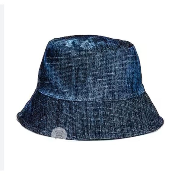 Lele Sadoughi Denim Bucket Hat - New with Dust Bag